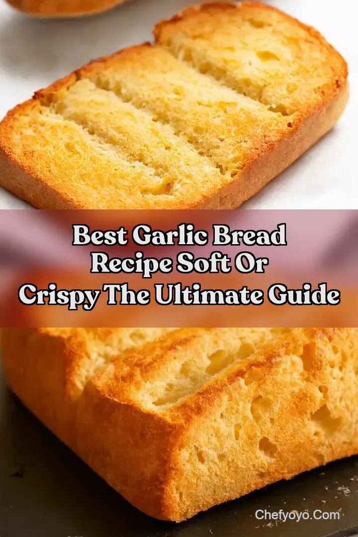 Best Garlic Bread Recipe Soft or Crispy The Ultimate Guide