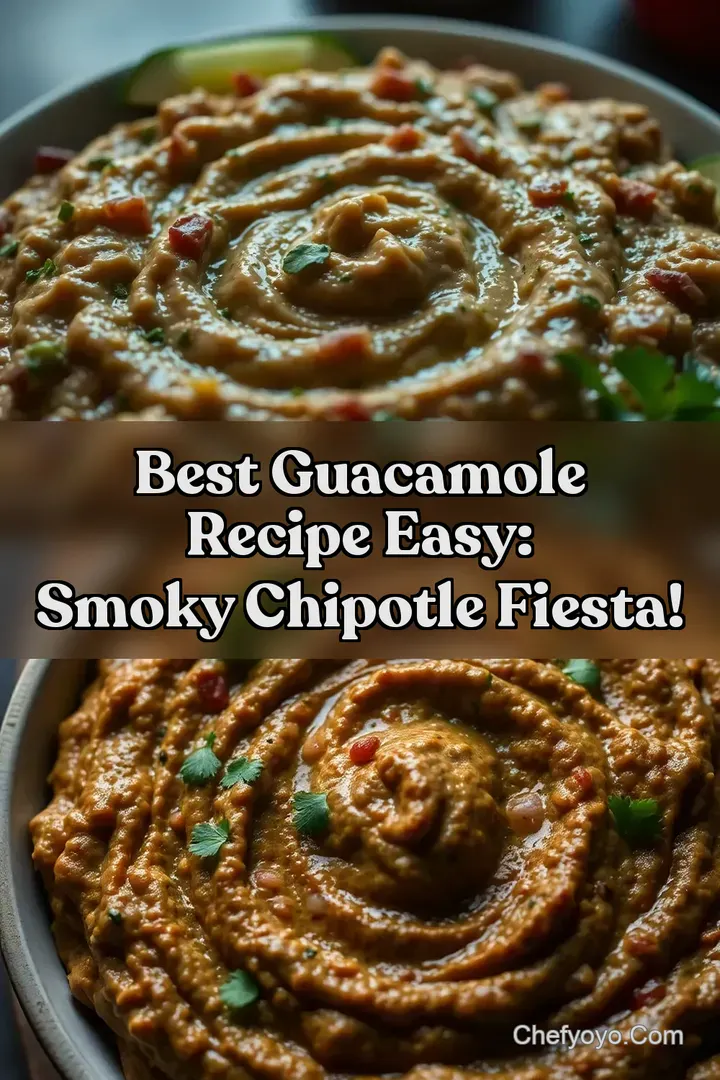 Best Guacamole Recipe Easy: Smoky Chipotle Fiesta!