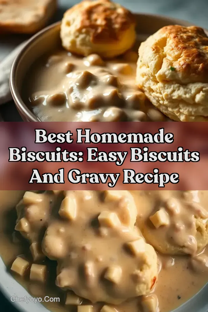 Best Homemade Biscuits: Easy Biscuits and Gravy Recipe