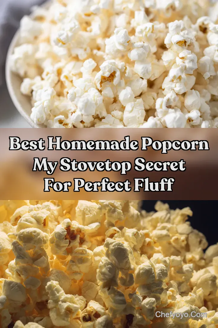 Best Homemade Popcorn My Stovetop Secret for Perfect Fluff : PIN FOR LATER Best Homemade Popcorn My Stovetop Secret for Perfect Fluff