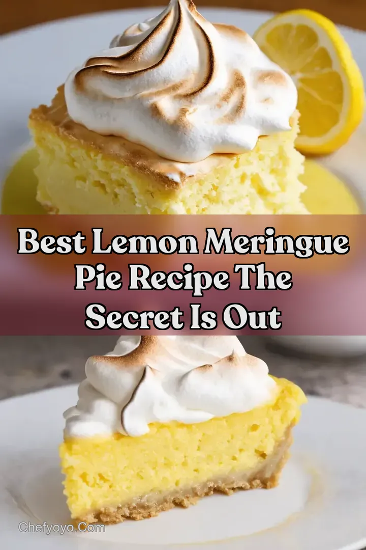 Best Lemon Meringue Pie Recipe The Secret is Out