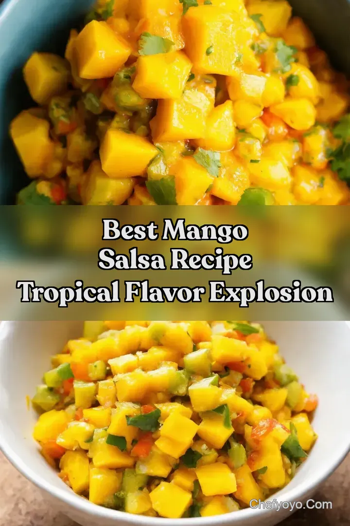 Best Mango Salsa Recipe Tropical Flavor Explosion