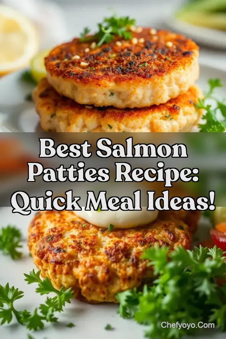 Best Salmon Patties Recipe: Quick Meal Ideas!