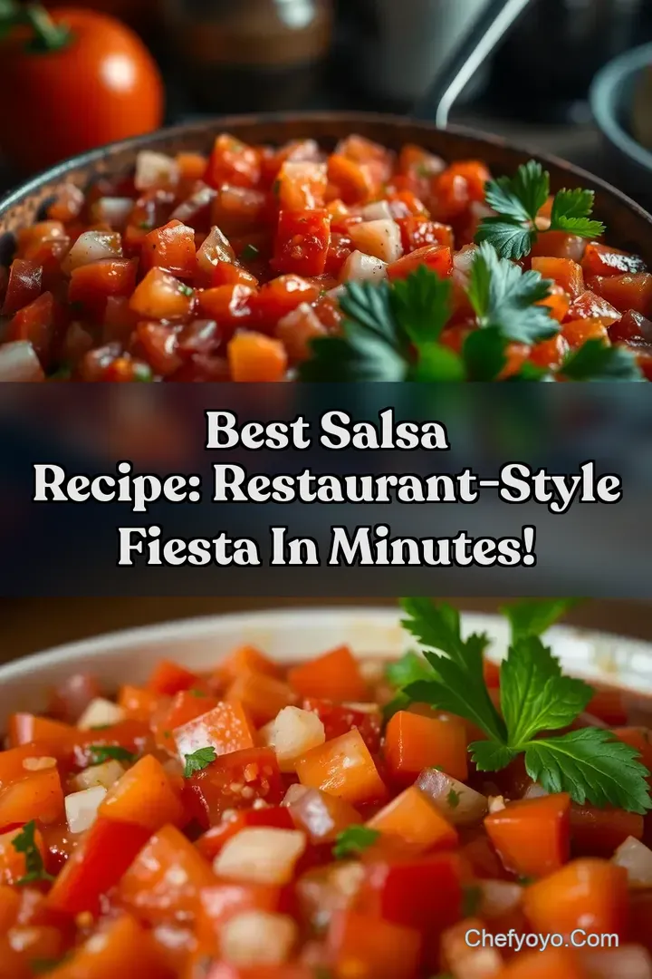Best Salsa Recipe: Restaurant-Style Fiesta in Minutes!