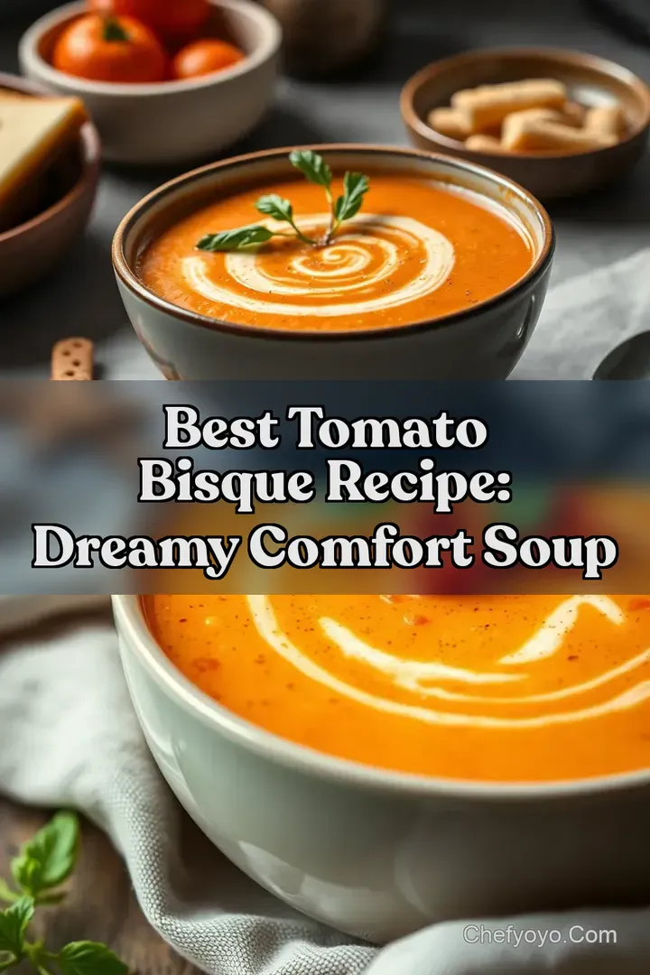 Best Tomato Bisque Recipe: Dreamy Comfort Soup