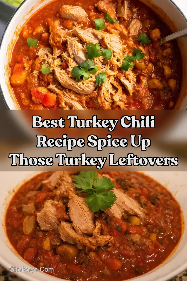 Best Turkey Chili Recipe Spice Up Those Turkey Leftovers