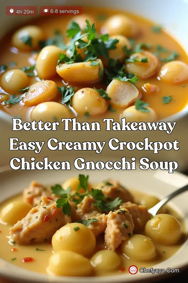 Better Than Takeaway Easy Creamy Crockpot Chicken Gnocchi Soup
