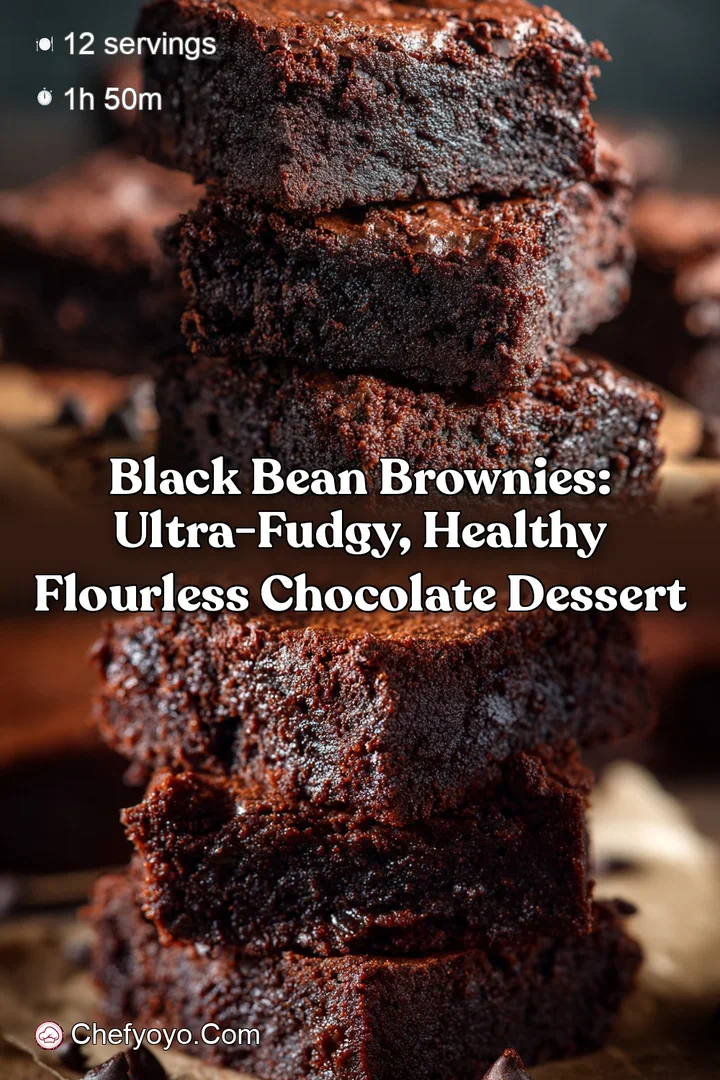 Black Bean Brownies: Ultra-Fudgy Healthy Flourless Chocolate Dessert