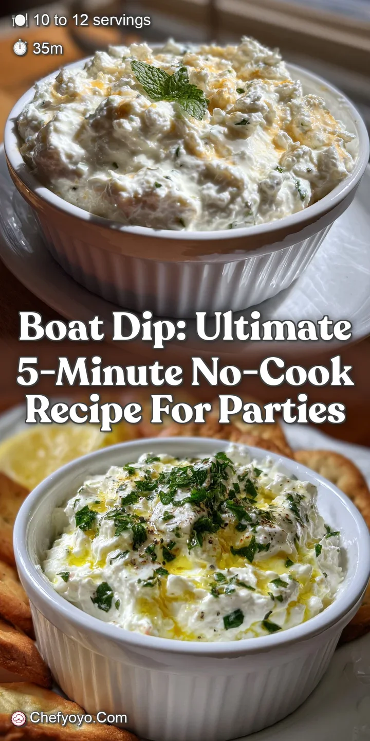Boat Dip: Ultimate 5-Minute No-Cook Recipe for Parties