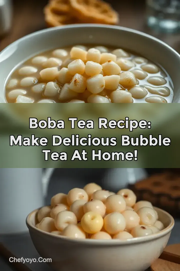 Boba Tea Recipe: Make Delicious Bubble Tea At Home!