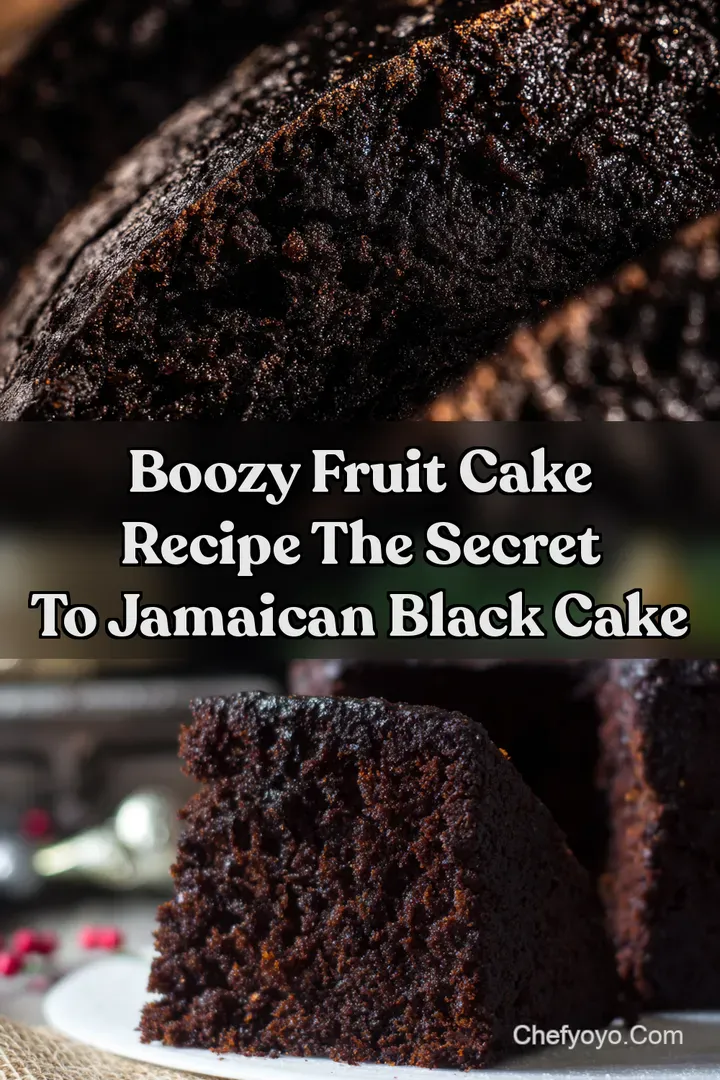 Boozy Fruit Cake Recipe The Secret to Jamaican Black Cake