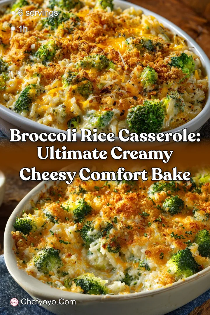 Broccoli Rice Casserole: Ultimate Creamy Cheesy Comfort Bake