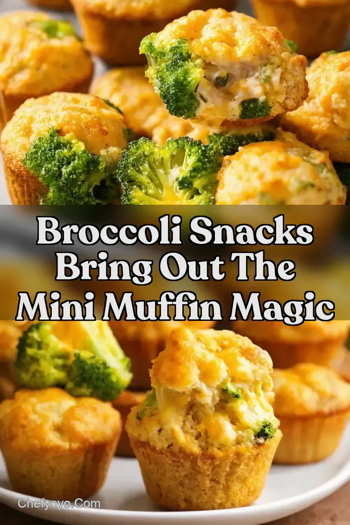 Broccoli Snacks Bring Out the Mini Muffin Magic
