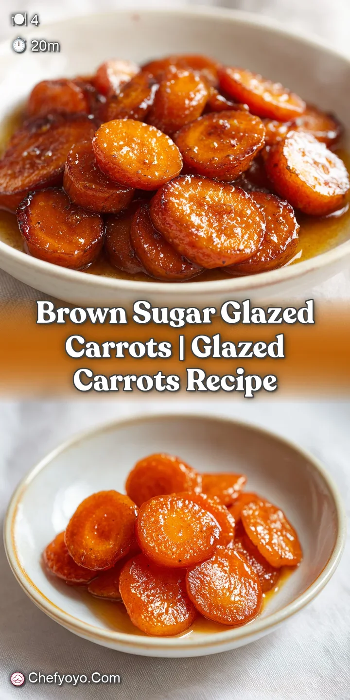 Close-up of sticky, caramel-colored glazed carrots showing a rich, syrupy texture and soft, tender-crisp edges