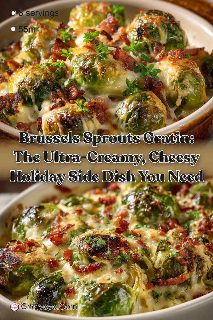 Brussels Sprouts Gratin: The Ultra-Creamy Cheesy Holiday Side Dish You Need