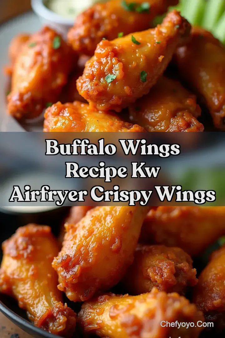 Buffalo Wings Recipe kw Airfryer Crispy Wings