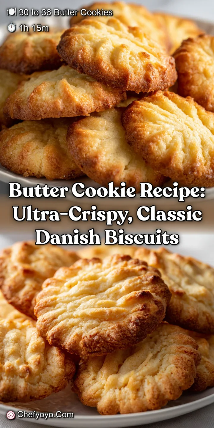 Butter Cookie Recipe: Ultra-Crispy Classic Danish Biscuits