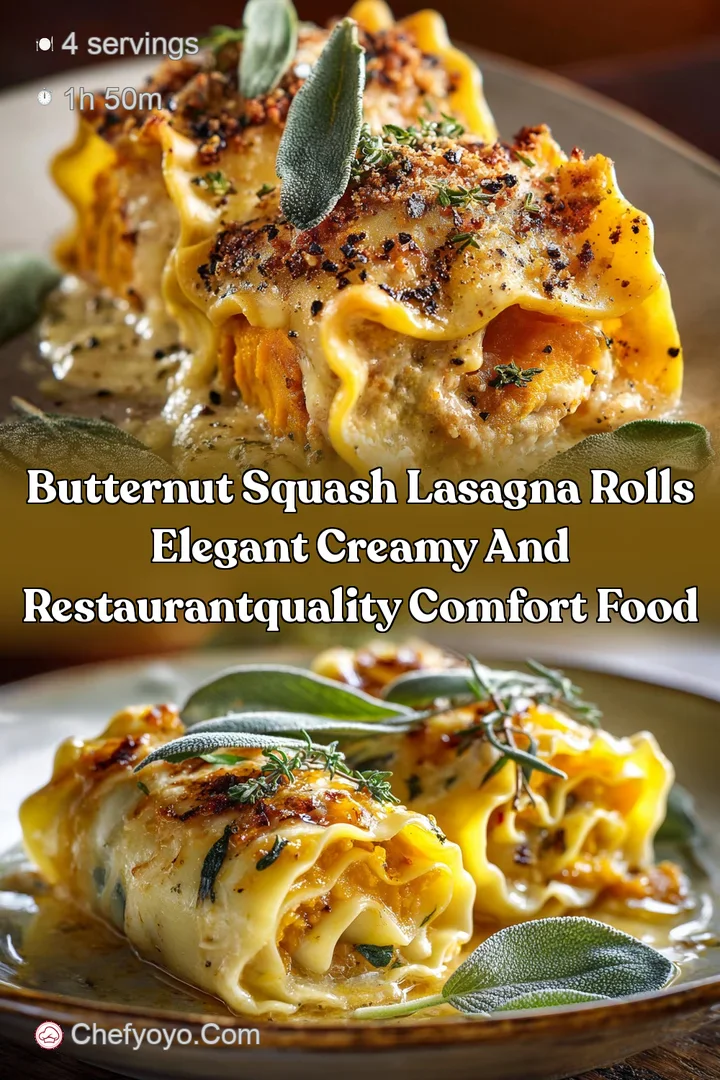 Butternut Squash Lasagna Rolls Elegant Creamy and RestaurantQuality Comfort Food