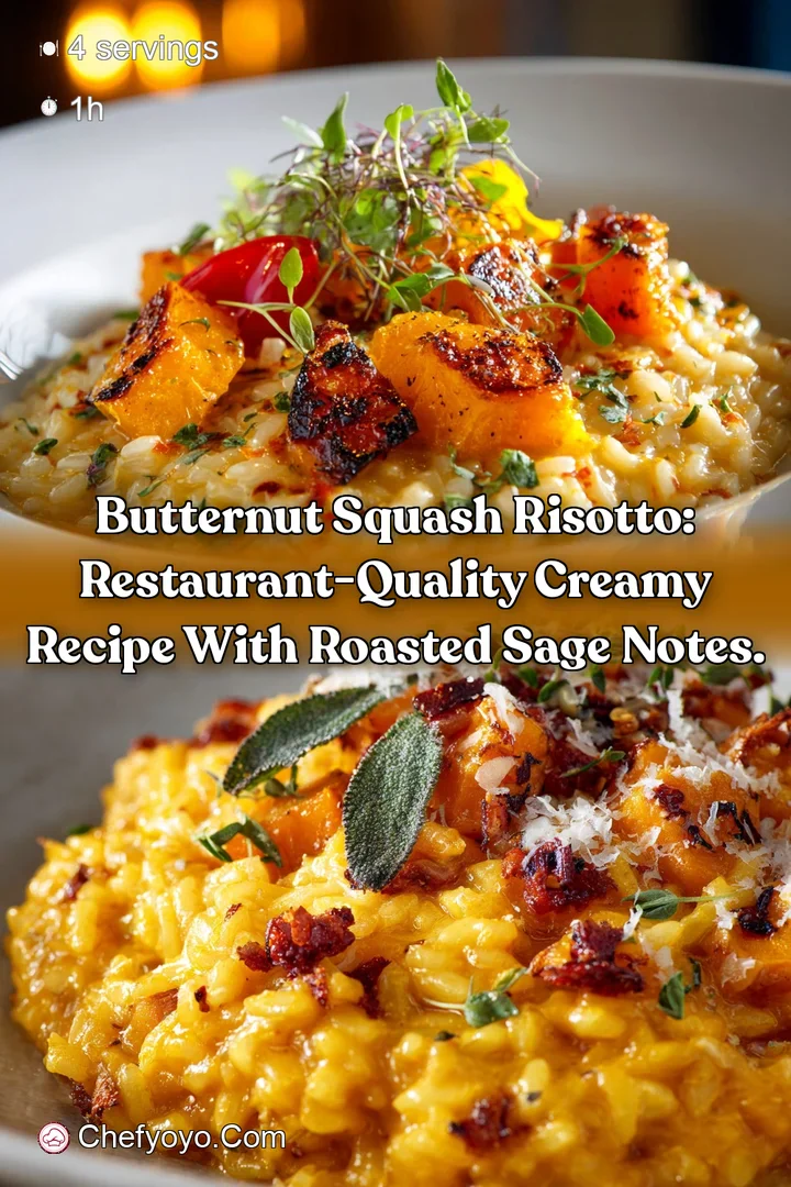 Butternut Squash Risotto: Restaurant-Quality Creamy Recipe with Roasted Sage Notes.