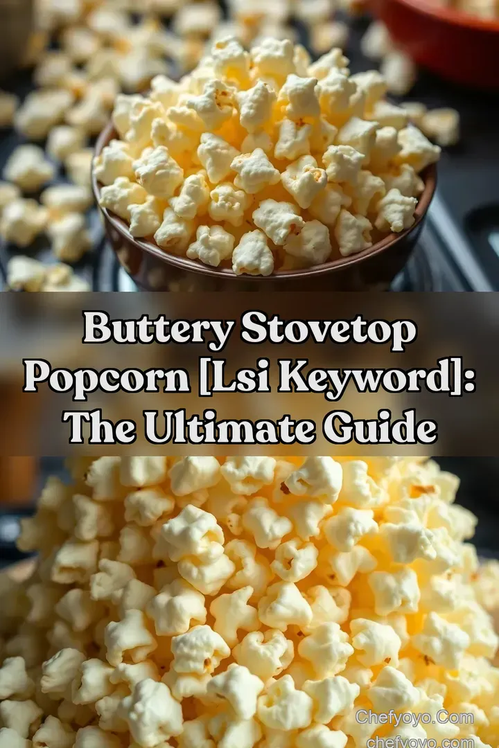 Buttery Stovetop Popcorn [LSI keyword]: The Ultimate Guide
