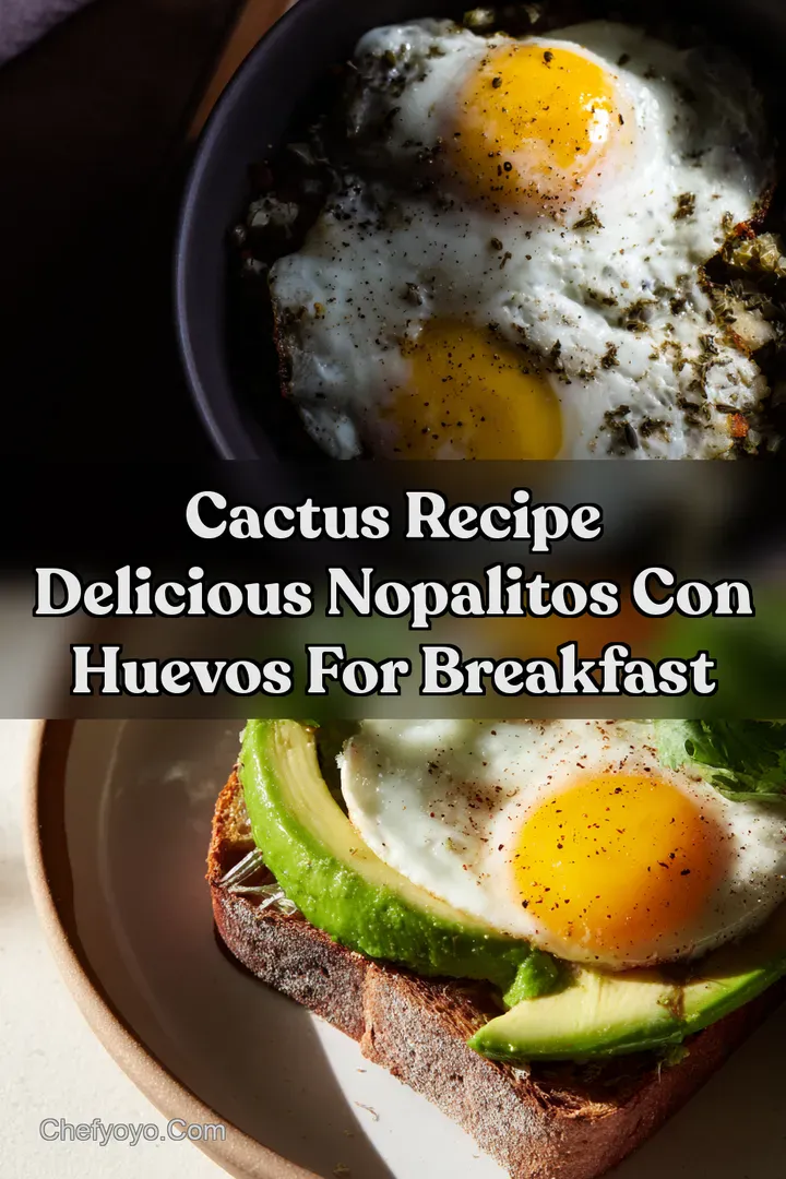 Cactus Recipe Delicious Nopalitos Con Huevos for Breakfast