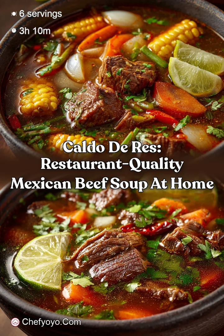 Caldo de Res: Restaurant-Quality Mexican Beef Soup at Home