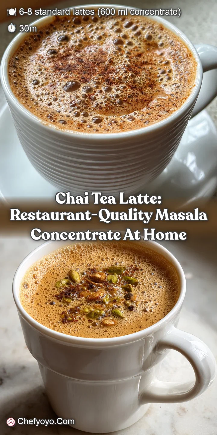 Chai Tea Latte: Restaurant-Quality Masala Concentrate At Home