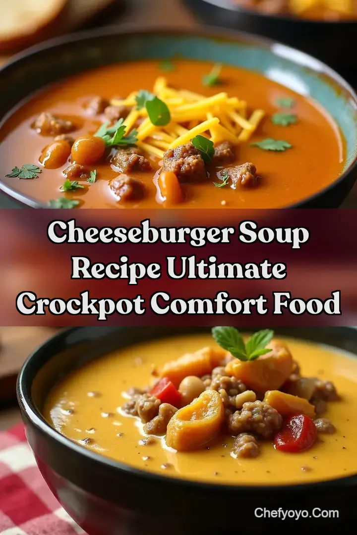 Cheeseburger Soup Recipe Ultimate Crockpot Comfort Food
