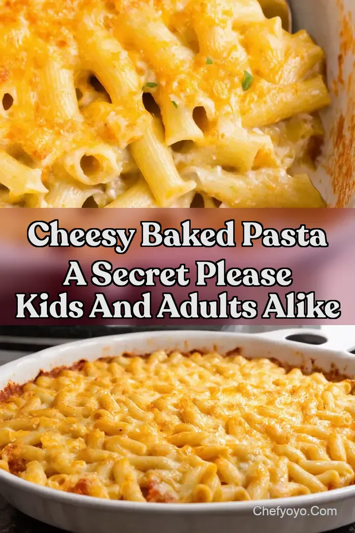 Cheesy Baked Pasta A Secret Please Kids and Adults Alike