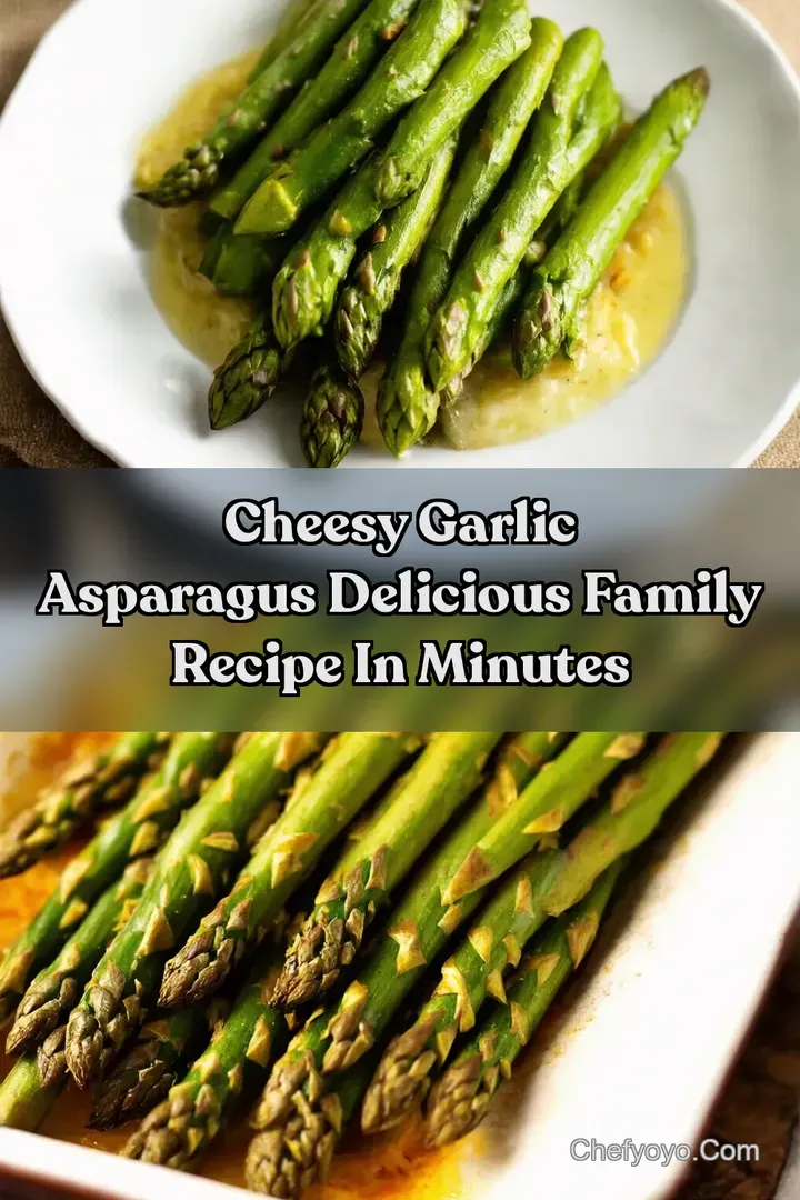 Cheesy Garlic Asparagus Delicious Family Recipe in Minutes