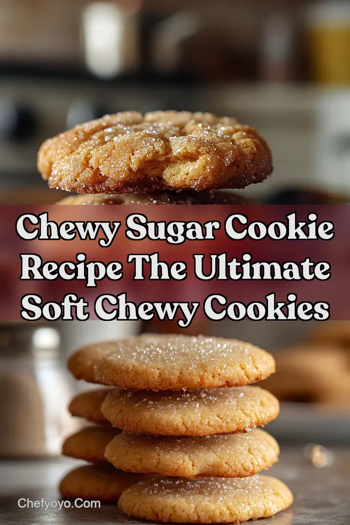 Chewy Sugar Cookie Recipe The Ultimate Soft Chewy Cookies