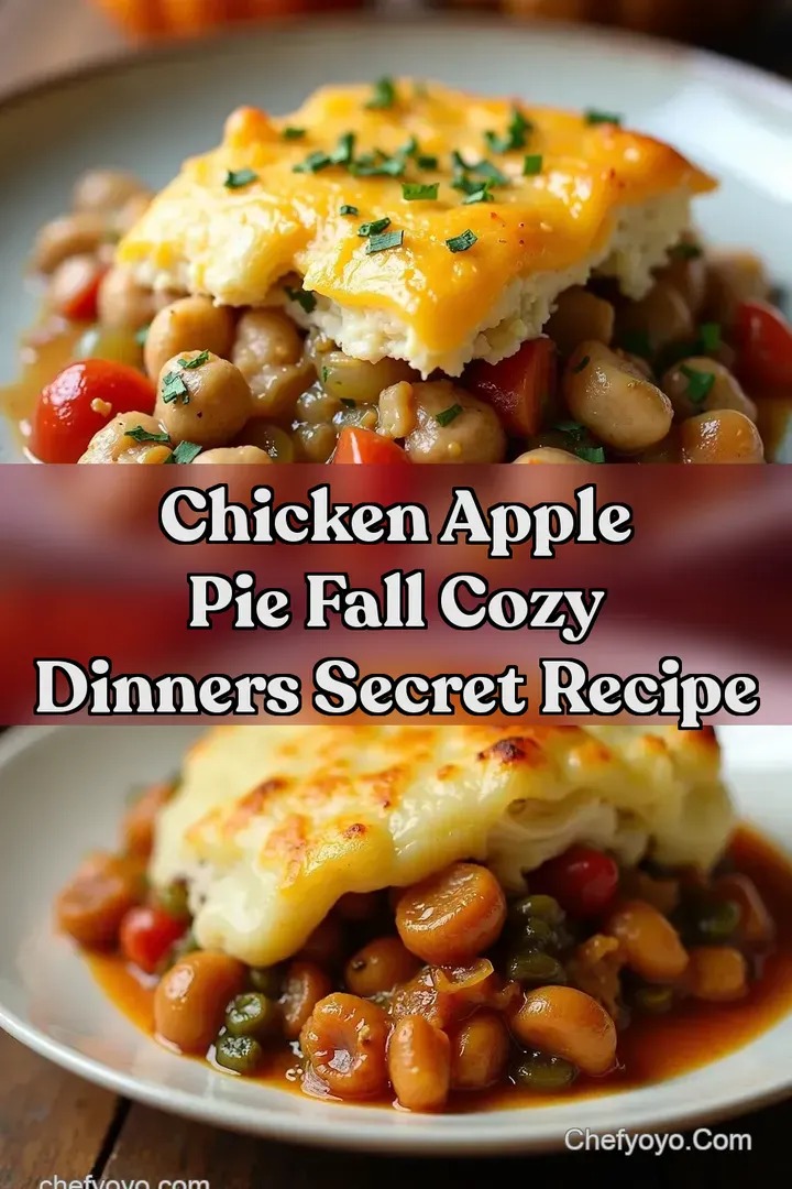 Chicken Apple Pie Fall Cozy Dinners Secret Recipe