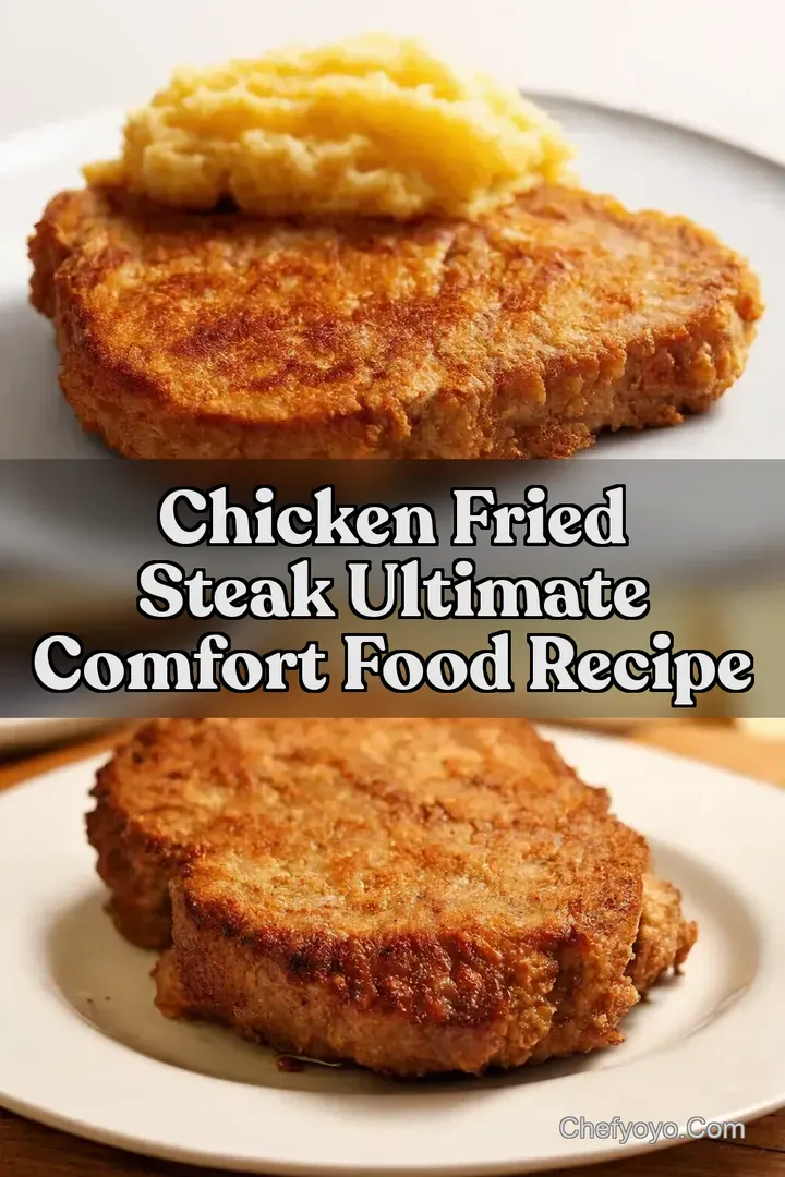 Chicken Fried Steak Ultimate Comfort Food Recipe