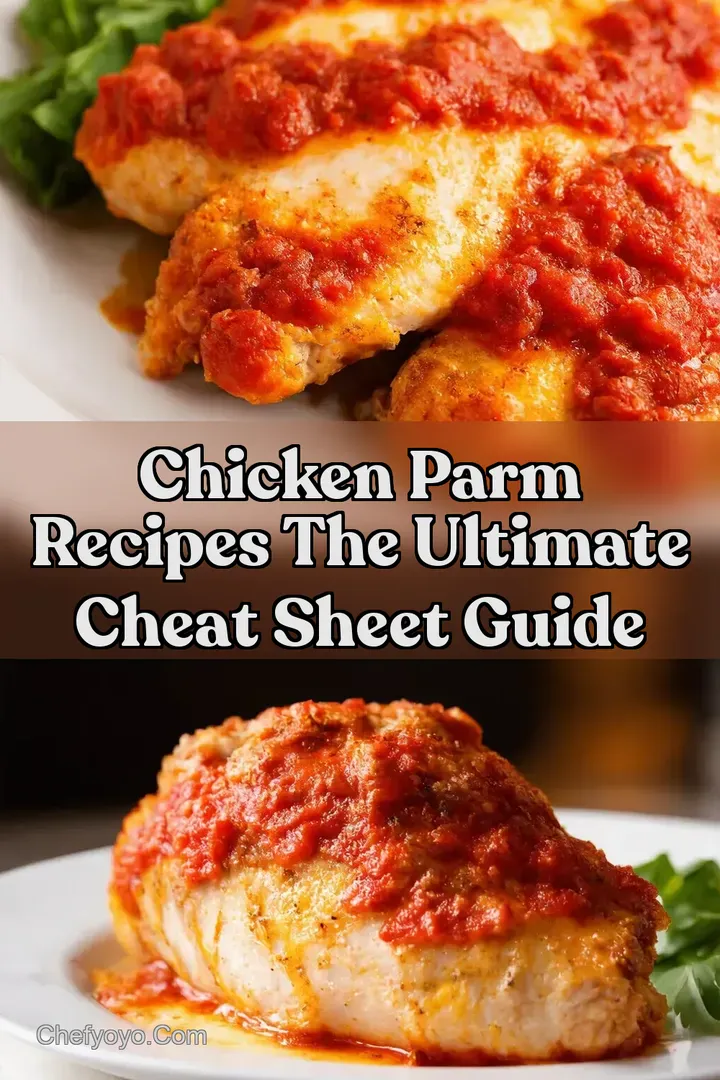 Chicken Parm Recipes The Ultimate Cheat Sheet Guide