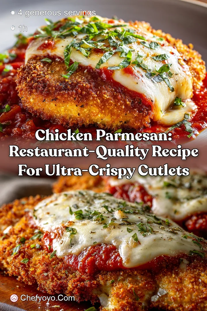 Chicken Parmesan: Restaurant-Quality Recipe for Ultra-Crispy Cutlets