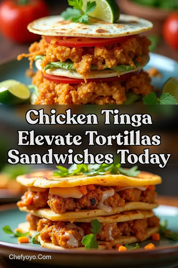 Chicken Tinga Elevate Tortillas Sandwiches Today