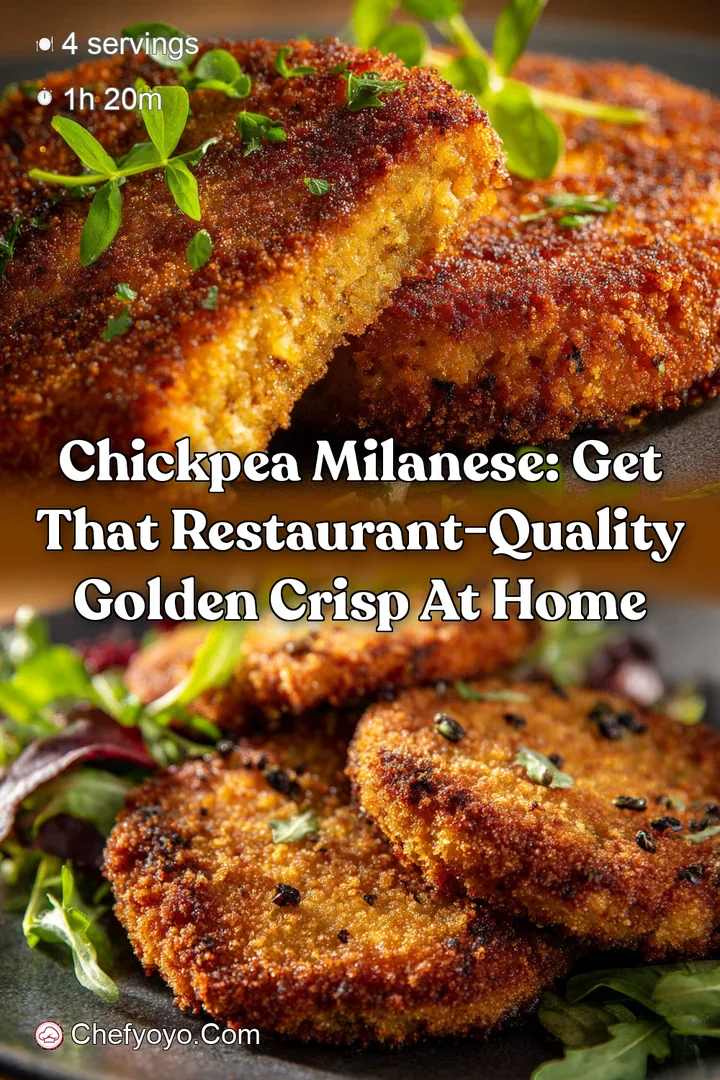 Chickpea Milanese: Get That Restaurant-Quality Golden Crisp at Home