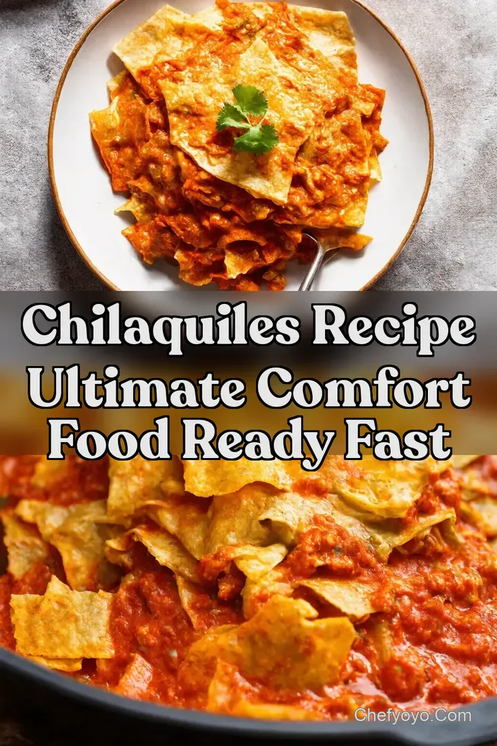 Chilaquiles Recipe Ultimate Comfort Food Ready Fast : PIN FOR LATER Chilaquiles Recipe Ultimate Comfort Food Ready Fast