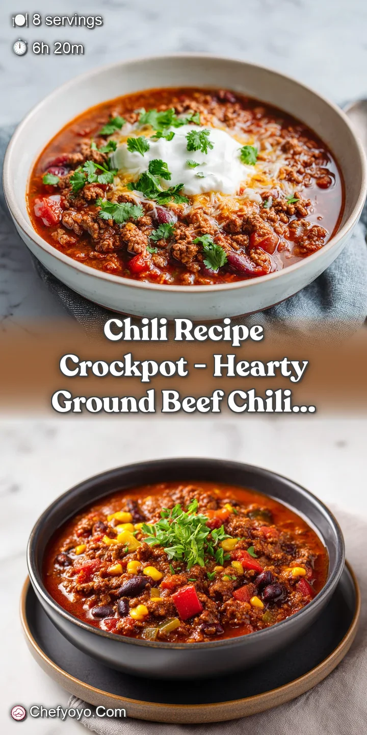 Close-up of thick, slow-cooked chili, showing tender ground beef and dark red kidney beans.