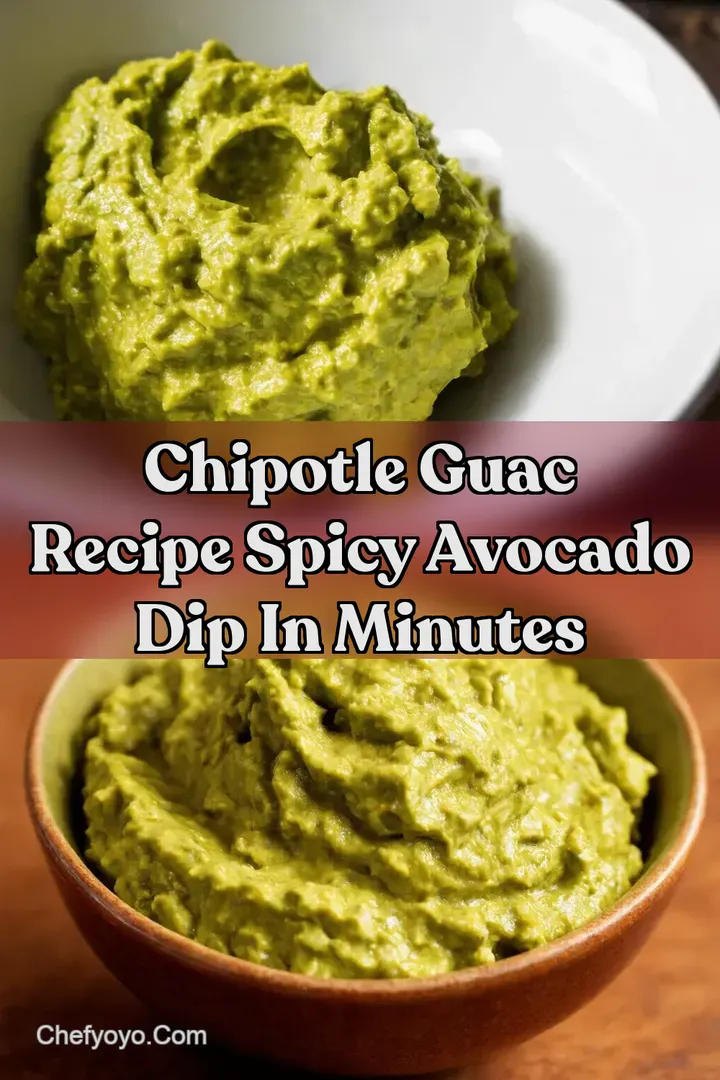 Chipotle Guac Recipe Spicy Avocado Dip in Minutes