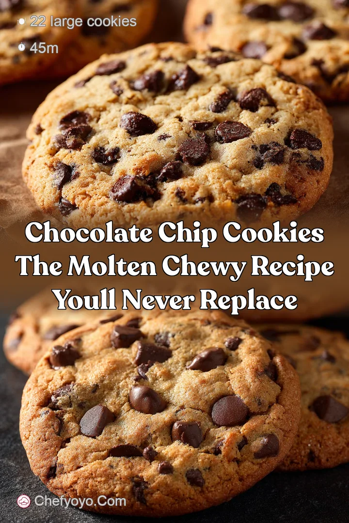 Chocolate Chip Cookies The Molten Chewy Recipe Youll Never Replace