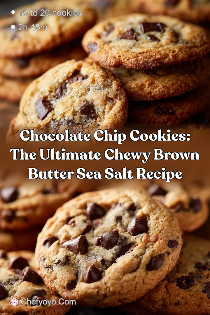 Chocolate Chip Cookies: The Ultimate Chewy Brown Butter Sea Salt Recipe