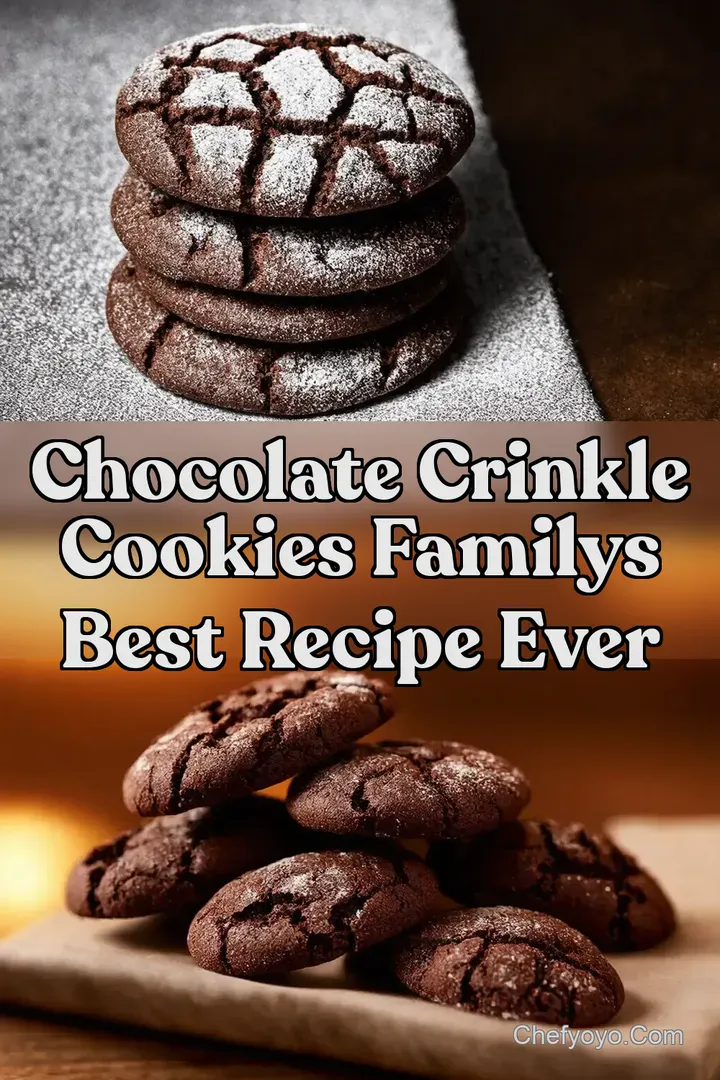 Chocolate Crinkle Cookies Familys Best Recipe Ever