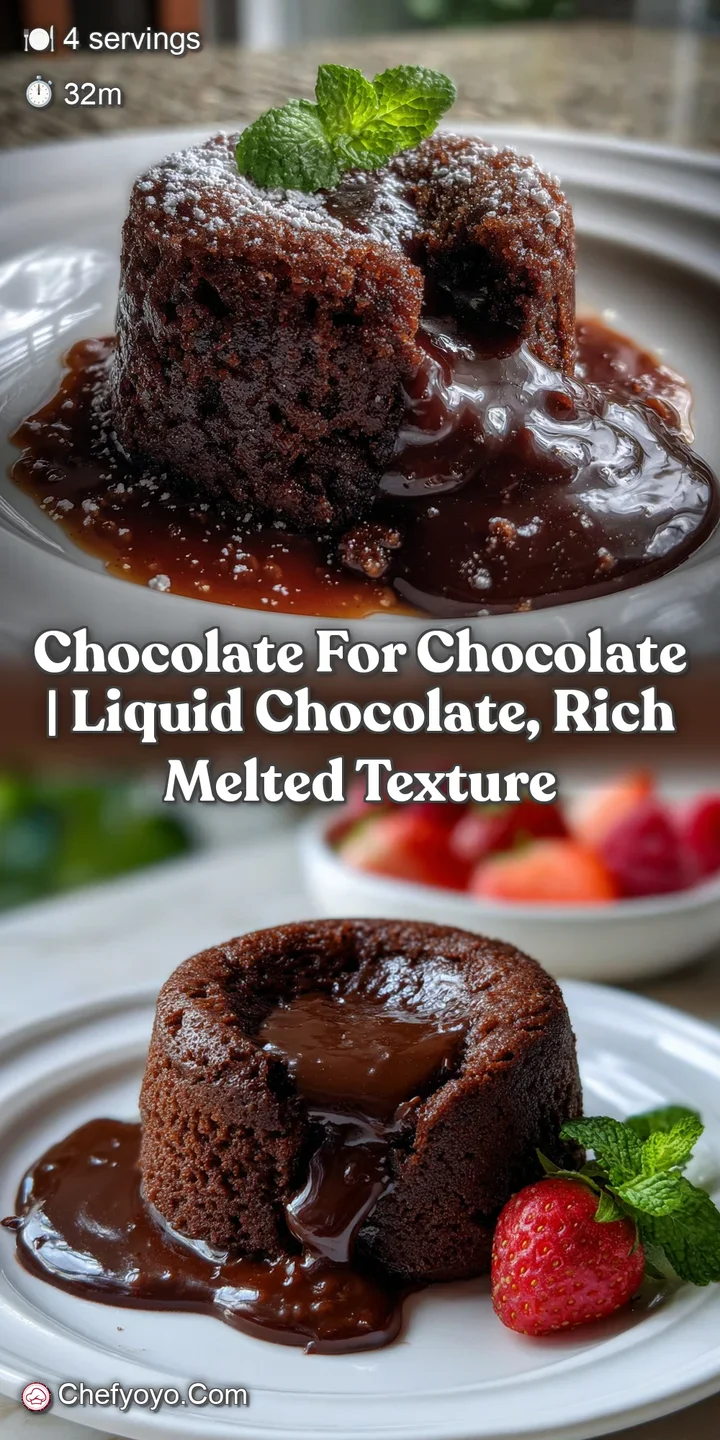 Chocolate for Chocolate | Liquid Chocolate Rich Melted Texture