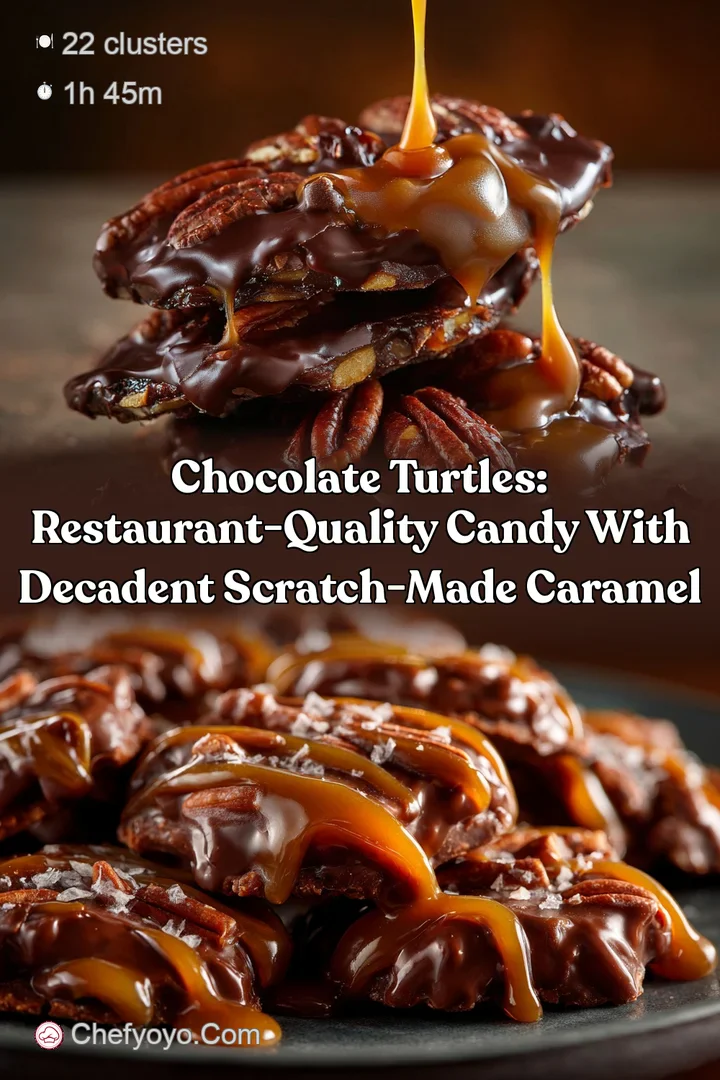 Chocolate Turtles: Restaurant-Quality Candy with Decadent Scratch-Made Caramel