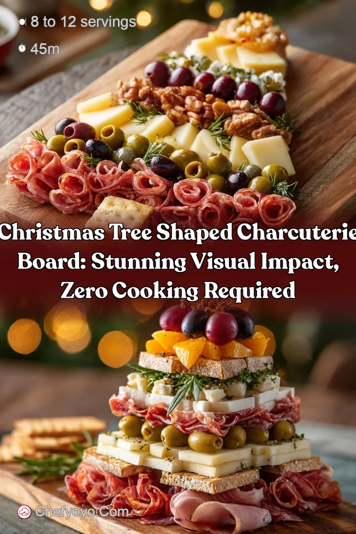 Christmas Tree Shaped Charcuterie Board: Stunning Visual Impact Zero Cooking Required