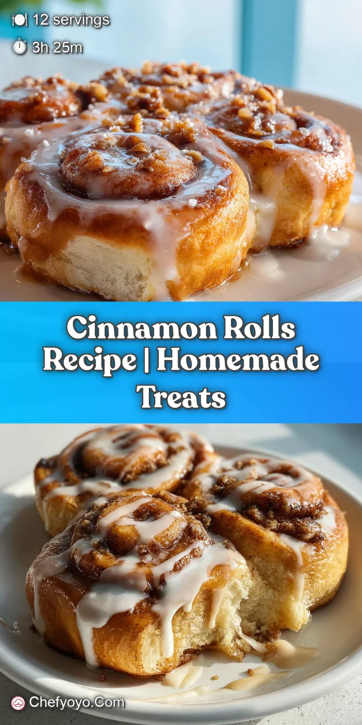 Close-up of a warm, soft cinnamon roll showcasing the gooey center and icing. A sweet, comforting treat.