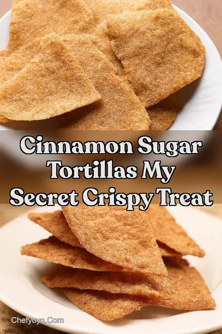 Cinnamon Sugar Tortillas My Secret Crispy Treat