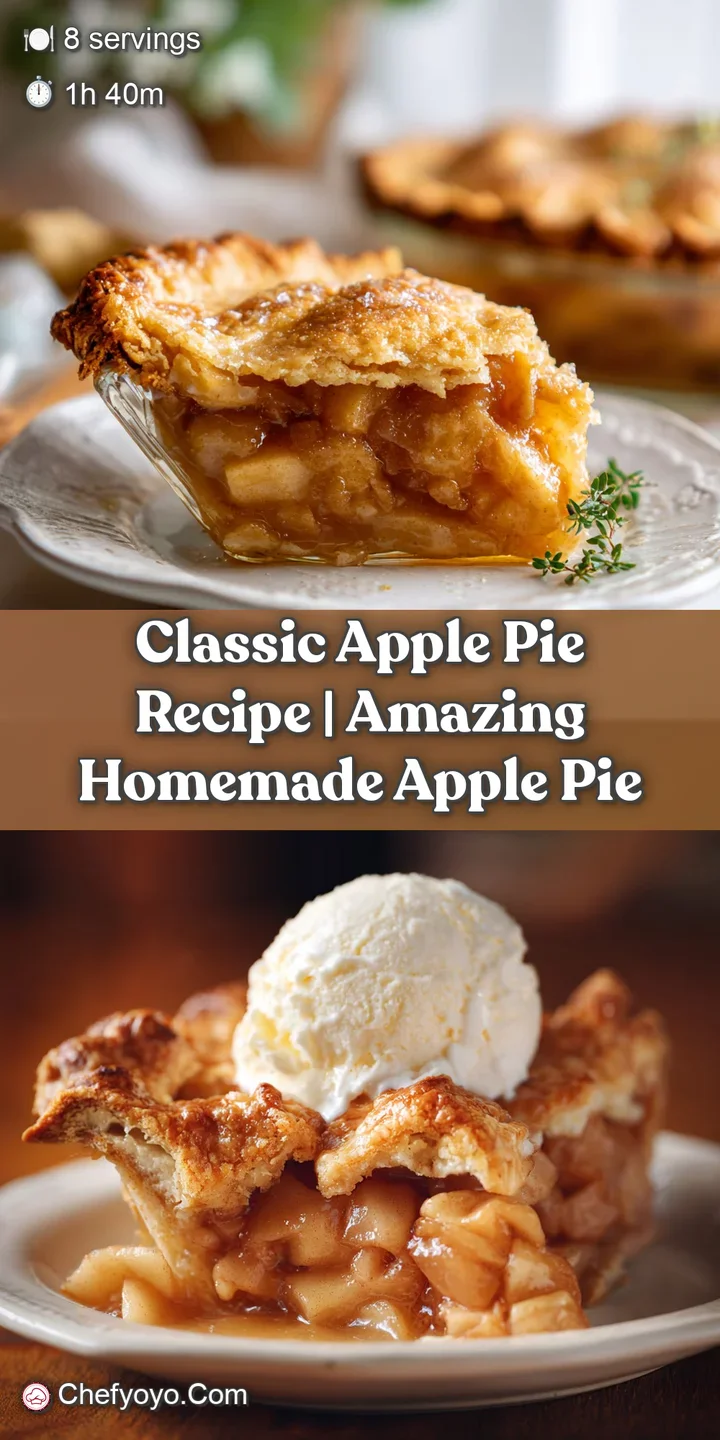Close-up of tender baked apples with cinnamon spice, surrounded by a buttery, golden-brown pie crust.