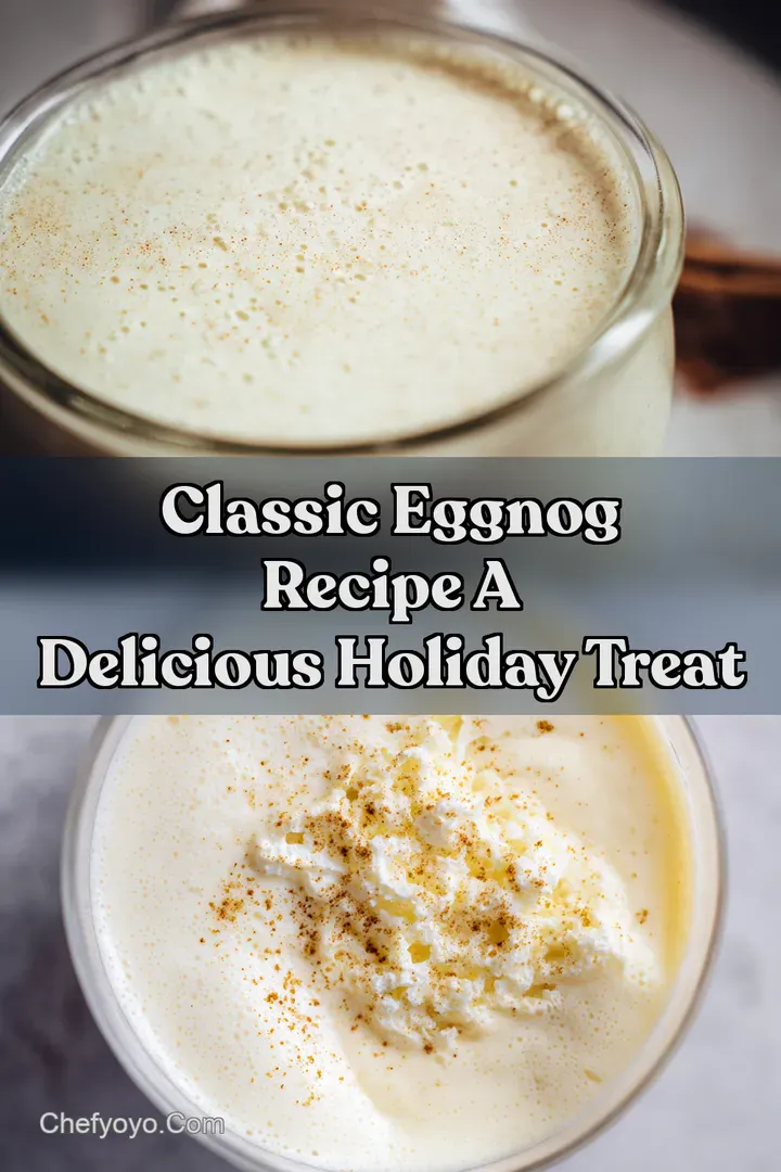 Classic Eggnog Recipe A Delicious Holiday Treat